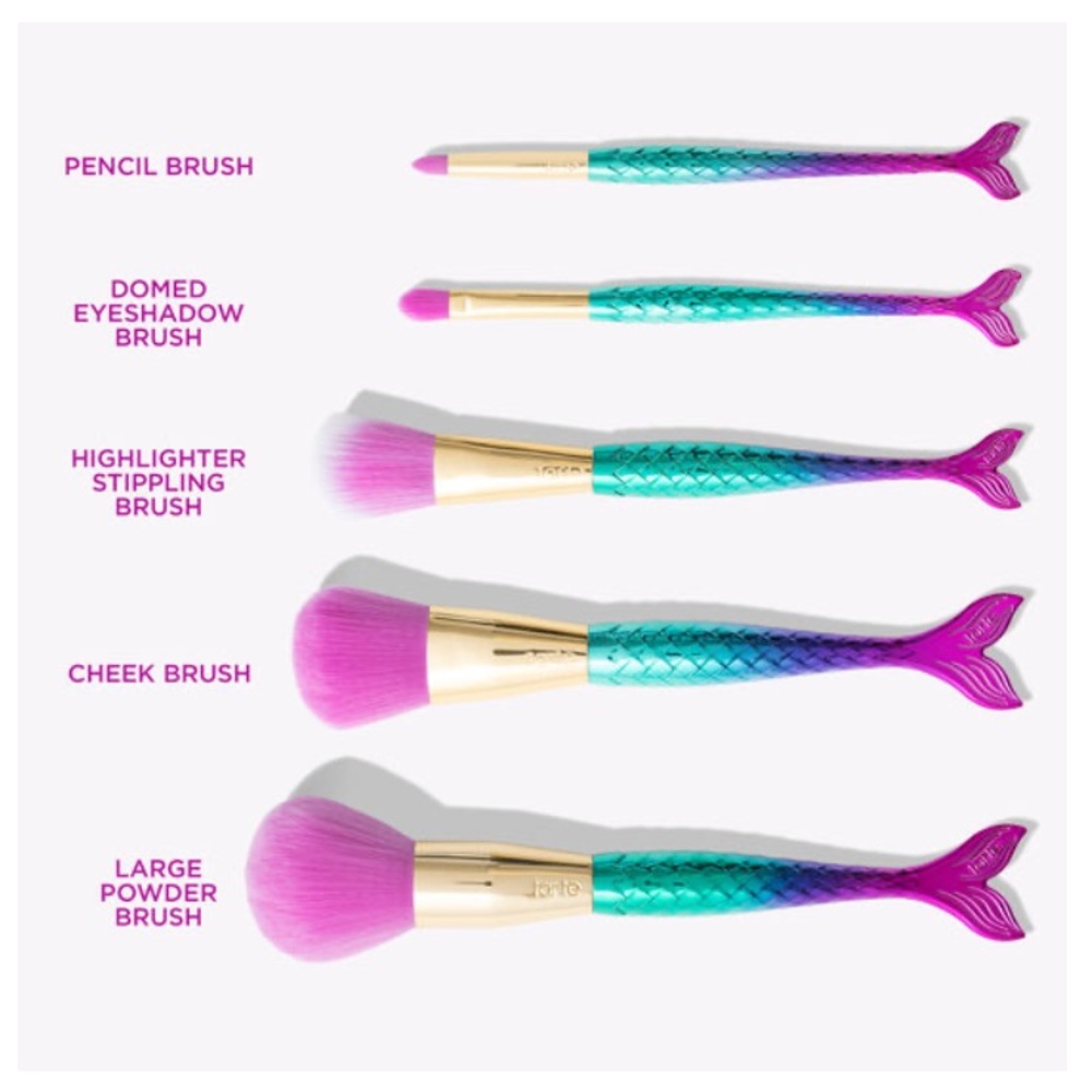 🧜🏼♀️😍Tarte Minutes to Mermaid Brush Set - Picture 5 of 6